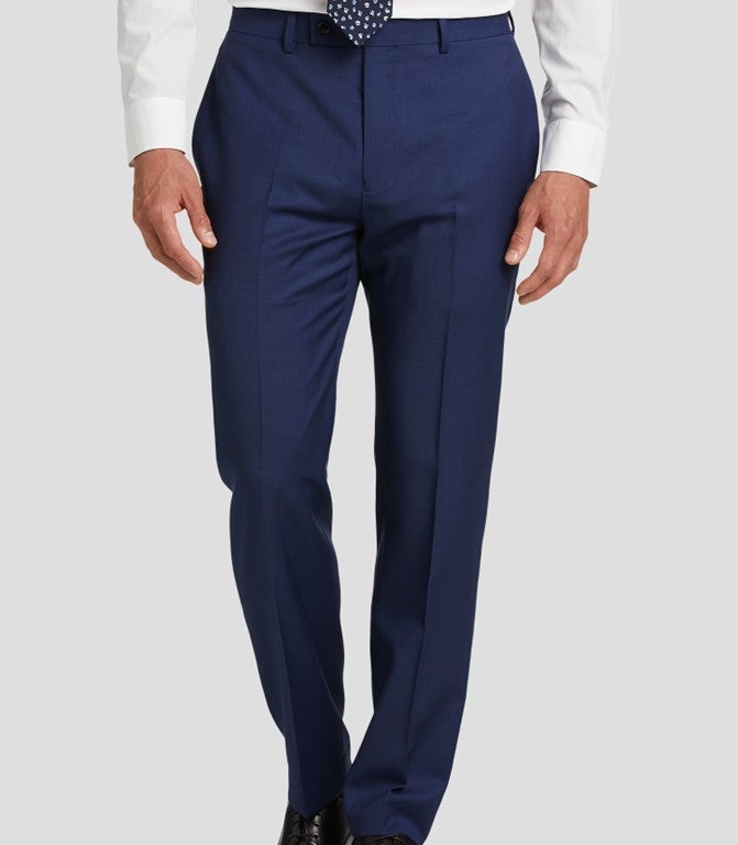 calvin klein men's slim fit dress pant Slim Fit Suit Pants | Teal Neat